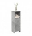vidaXL Bathroom Cabinet Concrete Grey 30x30x95 cm Engineered Wood