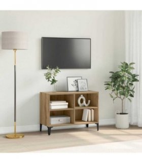 vidaXL TV Cabinet Set Wall-mounted Brown Engineered Wood