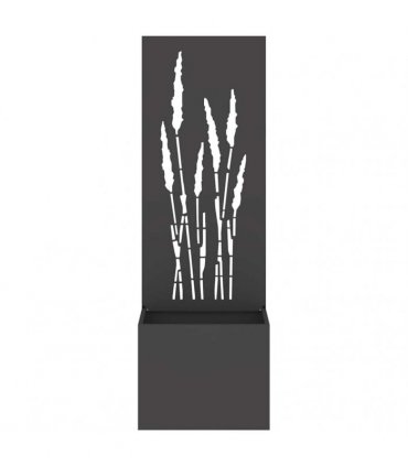vidaXL Garden Privacy Screen Black 50 x 150 cm Cold-rolled steel