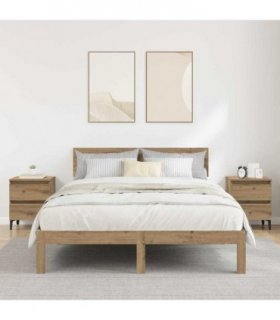 vidaXL Bedside Cabinet 2 pcs Artisan oak 40 x 35 x 50 cm