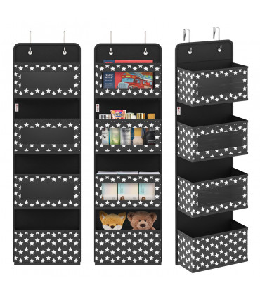 4TIER BLACK HANGING ORGANISER 1010278