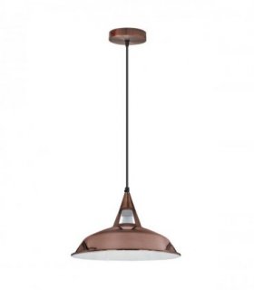 Vintage Industrial Retro Copper Metal Ceiling Pendant Lights , UK E27 Holder