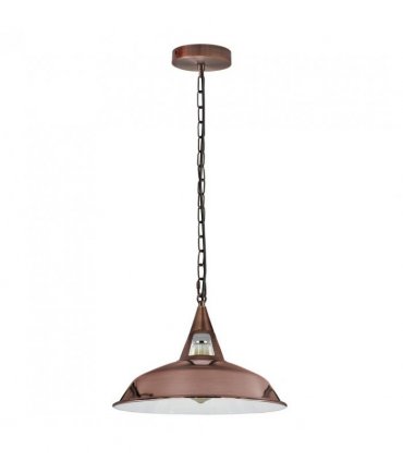 Vintage Industrial Copper Metal Ceiling Lamp Shade Pendant Lights, UK E28