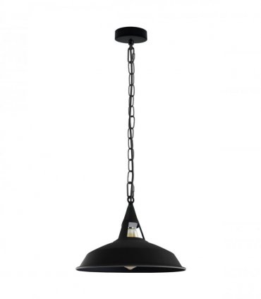 Vintage Industrial Black inner white Metal Ceiling Lamp Pendant Lights UK E28