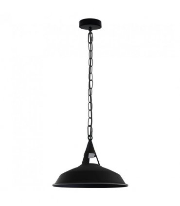 Vintage Industrial Black inner white Metal Ceiling Lamp Pendant Lights UK E28