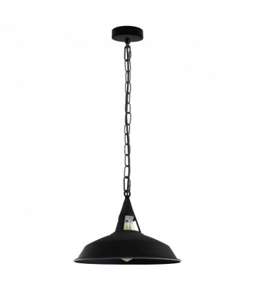 Vintage Industrial Black inner white Metal Ceiling Lamp Pendant Lights UK E28