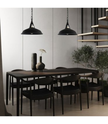 Vintage Industrial Black inner white Metal Ceiling Lamp Pendant Lights UK E28