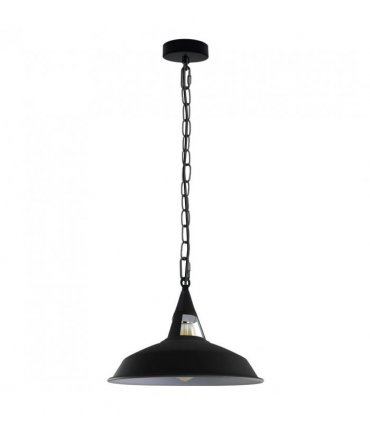 Vintage Industrial Black white Metal Ceiling Lamp Pendant Lights UK E27