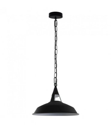 Vintage Industrial Black white Metal Ceiling Lamp Pendant Lights UK E27