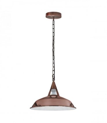 Vintage Industrial Copper Metal Ceiling Lamp Shade Pendant Lights, UK E27