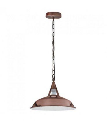Vintage Industrial Copper Metal Ceiling Lamp Shade Pendant Lights, UK E27