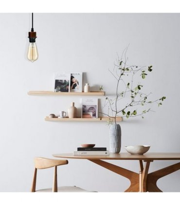 5 Pack Industrial Rustic Red Pendant Light, Lampshade Addable E27 Lamp Holder Light, E27 UK Holder Set With PVC Cable.
