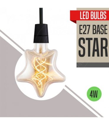 3 Pack Vintage Retro style e27 Edison Screw Amber Glass light Bulbs , Warm White Colour
