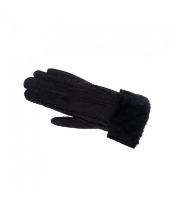 Nordvek Womens Sheepskin Gloves With Fur Cuff - 301-100