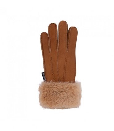 Nordvek Womens Sheepskin Gloves With Fur Cuff - 301-100