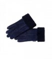 Nordvek Womens Sheepskin Gloves With Fur Cuff - 301-100