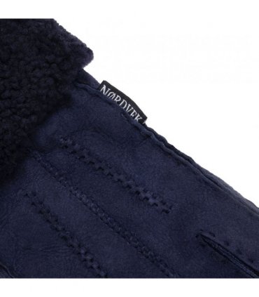 Nordvek Womens Sheepskin Gloves With Fur Cuff - 301-100