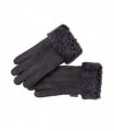 Nordvek Womens Sheepskin Gloves With Fur Cuff - 301-100