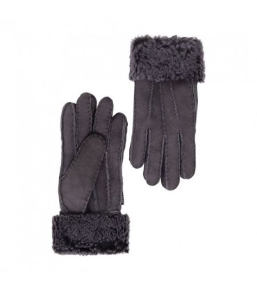 Nordvek Womens Sheepskin Gloves With Fur Cuff - 301-100