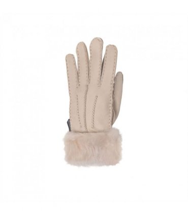 Nordvek Womens Sheepskin Gloves With Fur Cuff - 301-100