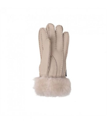 Nordvek Womens Sheepskin Gloves With Fur Cuff - 301-100