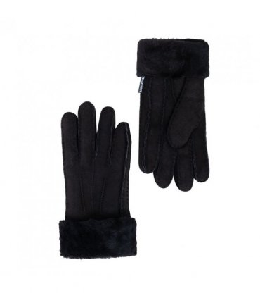 Nordvek Womens Sheepskin Gloves With Fur Cuff - 301-100