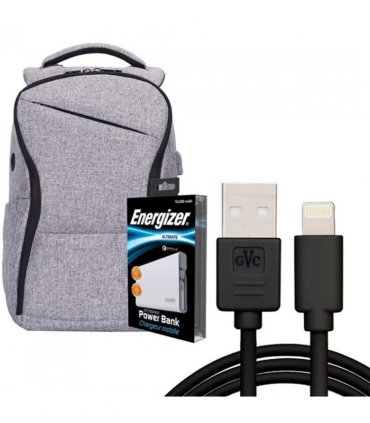 Energizer V208724 Laptop Charging Bag With Energizer UE10004QC Power Bank