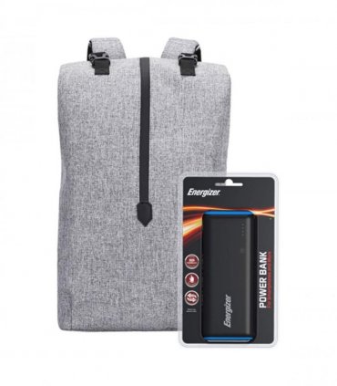 Energizer V208722 Laptop Charging Bag With Energizer UE10007 Power Bank