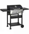 Outsunny 3+1 Burner Propane Gas Barbecue Grill with Thermometer, Bottle Opener