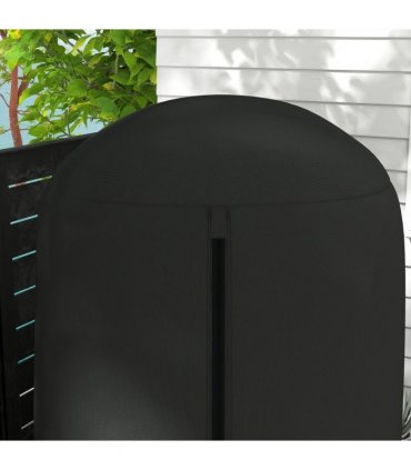 Outsunny Hanging Egg Chair Cover Garden Swing Chair Cover Waterproof, Black