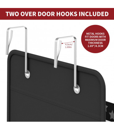 4TIER BLACK HANGING ORGANISER 1010278