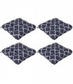 Outsunny Set of 4 Outdoor Seat Cushion with Ties, for Garden Furniture, Blue
