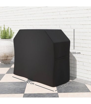 Outsunny Barbecue Covers, Waterproof UV Protection Rip-Proof, 147 x 61 x 120cm