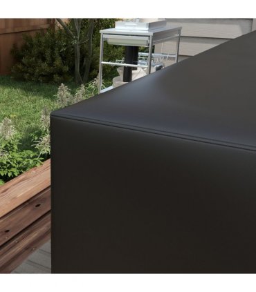 Outsunny L-Shaped Rattan Corner Sofa Cover Waterproof Oxford Fabric 250x250x79cm