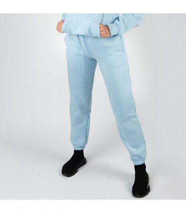 Wellworth Women's Loungewear hoodie & joggers two-piece set, Baby Blue L