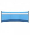 Outsunny Camping Windbreaks with Clear Windows and Carry Bag, 440 x 140cm, Blue