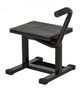 DURHAND Steel Motorbike Jack Lift Rubber Platform Crank Lift Manual Repair Table