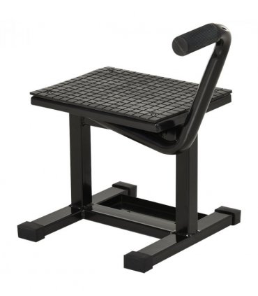 DURHAND Steel Motorbike Jack Lift Rubber Platform Crank Lift Manual Repair Table
