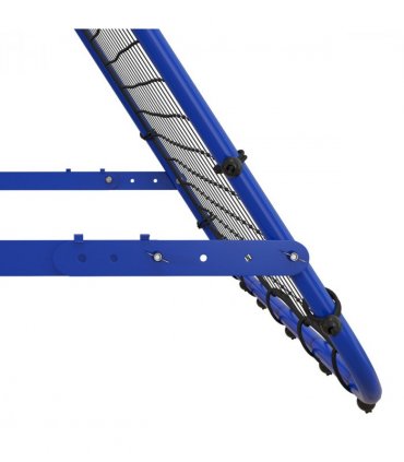 HOMCOM Rebounder Net Kids Adults Football Training Aid Adjustable Blue