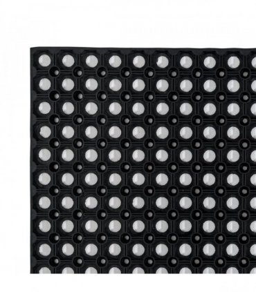 Doortex® Octomat Black All-Weather Heavy Duty Outdoor Entrance mat - 60 x 80cm