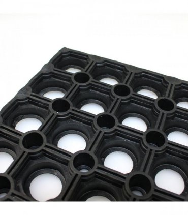 Doortex® Octomat Black All-Weather Heavy Duty Outdoor Entrance mat - 60 x 80cm