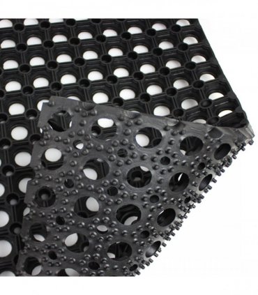 Doortex® Octomat Black All-Weather Heavy Duty Outdoor Entrance Mat - 80 x 120cm