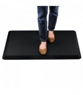 Floortex® Black Standing Comfort Mat - 50 x 80cm