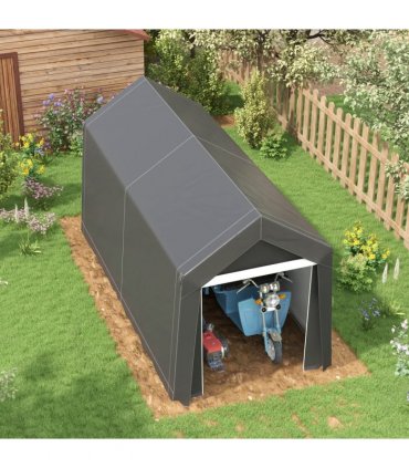 Outsunny 2.1 x 3.6(m) Portable Shed, Waterproof and Heavy Duty Dark Grey