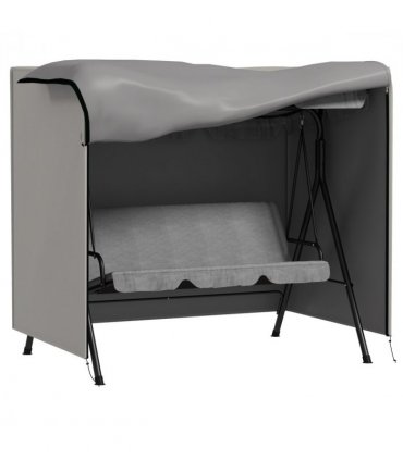 Outsunny Garden Furniture Protector Patio Swing Chair Cover Light Grey
