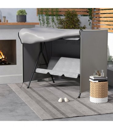 Outsunny Garden Furniture Protector Patio Swing Chair Cover Light Grey