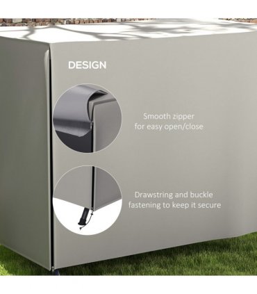 Outsunny Garden Furniture Protector Patio Swing Chair Cover Light Grey