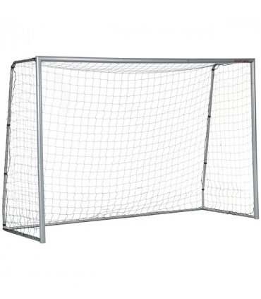 SPORTNOW 10ft x 6.5ft Football Goal, Simple Set Up Football Training Net