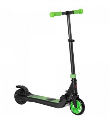 HOMCOM Folding Electric Scooter with Rear Wheel Brake, Green