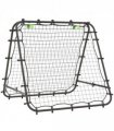 HOMCOM Rebounder Net Football Target Goal with Adjustable Angles, Black
